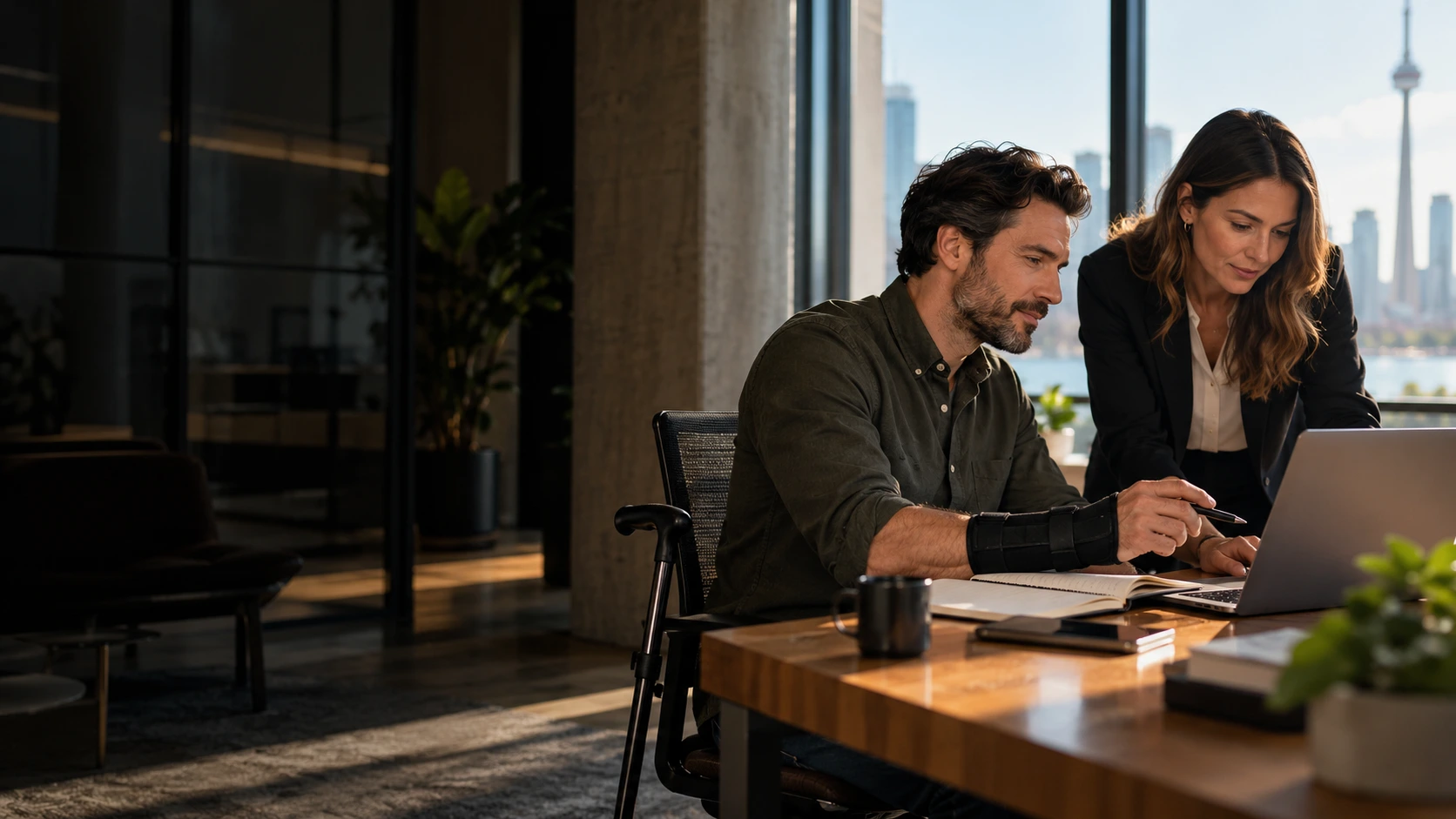 Working professional whose household depends on earned income